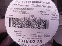 NPS-License Disk Scanner - Motor Vehicle info scanner